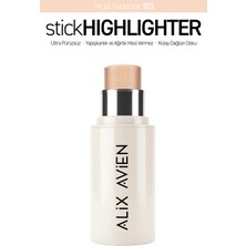Alix Avien Parlak Işıltılı Nemlendirici Krem Stick Aydınlatıcı - Stick Highlighter 103 Multi Radiance