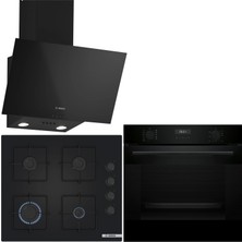 Bosch Siyah Ankastre Set HUA717BA0T-POP6C6P31O-DWK63PJ60T