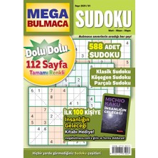 Bertan Kodamanoğlu'nun Maxi Mega Sudoku Bulmaca 2021/01 112 Sayfa Türkçe Zihin Geliştirici Eğlence
