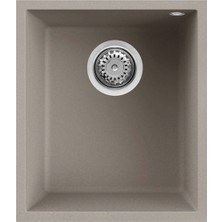 Elleci - Quadro 100 Alttan Yapıştırma Eviye Tortora - LGQ10043BSO