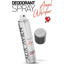 Alix Avien Kadın Deodorant Sprey 75 ml Alüminyumsuz Angel Whisper Seyahat Boy Koku