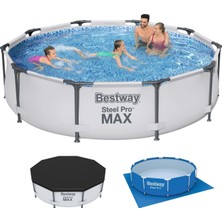 Bestway Steel Pro Max Prefabrik Havuz Set BW452 56406 305 cm x 76 cm Renkli Dayanıklı Malzeme ile