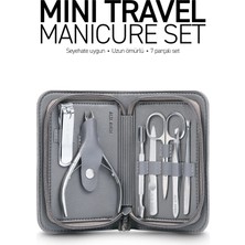 Alix Avien Küçük Seyahat Boy Çantalı 7'li Manikür Seti - Mini Travel Manicure Set