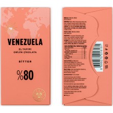 Kahve Dünyası Venezuela Orijin Bitter Çikolata 100 gr %80 Kakao ile Eşsiz Lezzet