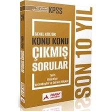 Paraf Akademi 2026 Kpss Lise Ortaöğretim Ön Lisans Tarih, Coğrafya, Vatandaşlık ve Güncel Bilgiler Çıkmış Sorular Son 10 Yıl Konu Konu Çözümlü Paraf Akademi Yayınları