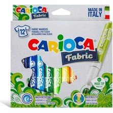 Carioca Cromatex Kumaş (T-Shirt) Boyama Kalemi 12 Renk 40957