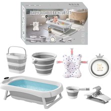 Empressco Dekohop Katlanır Bebek Yıkama Banyo Küveti Seti 7 Parça Termometreli Yastıklı Katlanabilir Banyo Seti - Fiyatı, Yorumları