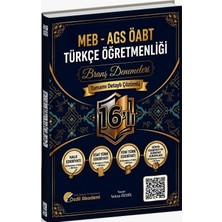 Özdil Akademi Öabt Meb-Ags Türkçe Öğretmenliği 16 Lı Branş Deneme Çözümlü - Yekta Özdil Özdil Akademi
