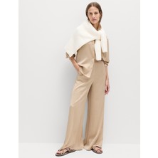 Marks & Spencer Saten Dokulu Palazzo Pantolon