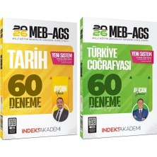 Anla Kazan Yayınları Yeni Ags - Indeks Akademi 2026 Meb-Ags Tarih + Türkiye Coğrafyası 60+60 Deneme 2 Li Set - Aydın Yüce, Alican Demir Indeks Akademi Yayıncılık