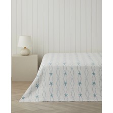 English Home Starfish Çift Kişilik Pike 200X220 cm Mavi