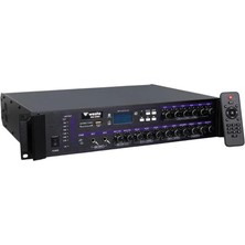 Westa WM-2250U 250 Watt 100 Volt USB-SD-Bluetooth 6 Bölgeli Trafolu Mixer Anfi