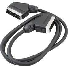 Herz Powermaster Scart Scart 3 Metre Siyah Kablo