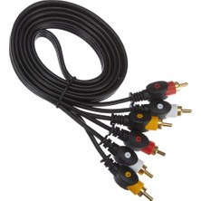 Elektromer PowerMaster PM-11587 3 RCA TOS 20 Metre Kablo Video Audio Stereo Ses