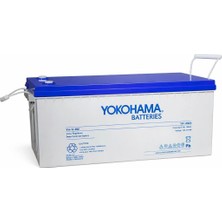 Yokohama YH-27019 12V 200AH Tam Bakımsız Deep Cycle Jel Akü (532X240X221MM)