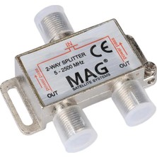 Elektromer Mag 5-2500 Mhz 1/2 Splitter E-335A