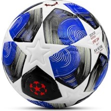 Odea -Series Pu Futbol Topu Lazer Kesim Şampiyonlar Beton Halı Saha Res Maç Futbol Topu Mavi 520