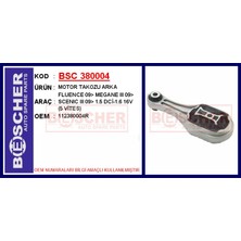 Bescher Mixdepo Motor Takozu Arka Fluence 09- Megane Iii 09- Scenic Iii 09- 1.5 Dci-1.6 16V 5 Vites