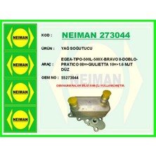 Bescher Mixdepo Yağ Soğutucusu Tek Radyatörü Opel Combo 1.6 Cdti 12- Fiat EGEA-TIPO-500L-500X-BRO Ii-Doblo-Prati Co 08 - Giulietta 10 -1.6 Mjt