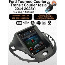 Conio Ford Transit Courier Tourneo Courier 2014-2023 Uyumlu Tesla Ekran Android 14 Multimedya Navigasyon Kablosuz Carplay Android Auto Kameralı 1gb Ram 16GB