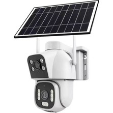 Ioma 2mp*2 4mp 4g 12W Solar Kamera