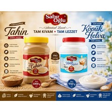 Sabıroğlu 1000 gr Bozkır Tahini & 950 gr Köpük Helva