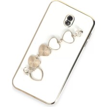 Uravas Store Samsung Galaxy J7 Pro / J730 Kılıf Esila Silikon - Beyaz