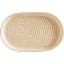 Bonna Porselen Bonna Mirage Ripple Oval Tabak 15 cm 2 li