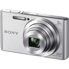 Sony DSC-W830 Dijital Fotoğraf Makinesi 20,1 MP Çözünürlük 8x Optik Zoom Özelliği ile Gümüş Renk