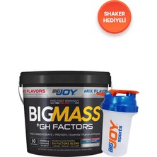 Bigjoy Bigmass Ghfactors 5 kg Karbonhidrat Tozu Bisküvi-Çikolata-Çilek Aromalı Hacim Kazandırıcı