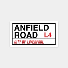 Anfield Road Liverpool Sticker