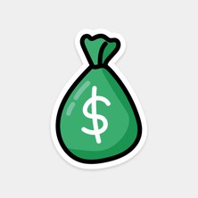 Dolar Torbası Sticker