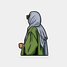 Gölge Kadın Sticker