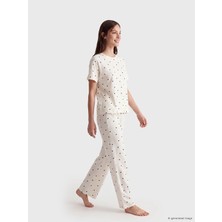 Lcw Dream Ekru Pijama Takımı