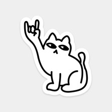 Rock'n Kedi Sticker