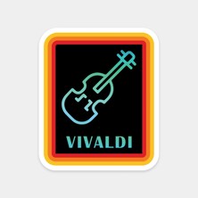 Vivaldi Keman Sticker