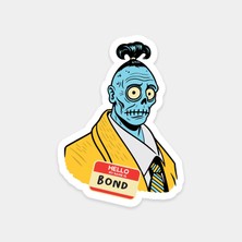 Mavi Bond Karakteri Sticker