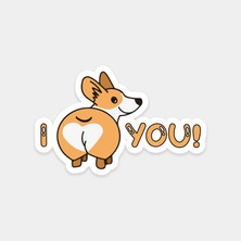 Popolu Aşk Köpek Sticker