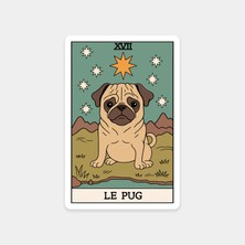 Pug Tarot Kartı Sticker