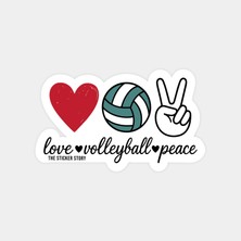 Voleybolu Seviyoruz Sticker