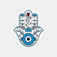 Nazar Boncuğu Motifi Sticker