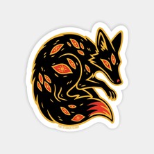 Alevli Tilki Sticker