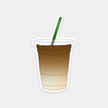 Ice Latte Sticker