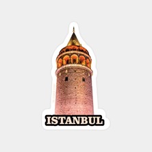 Galata Tower Night Sticker