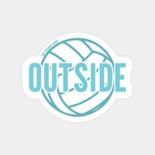 Top Dışarıda Sticker
