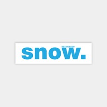Snow Sticker
