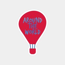 Dünyanın Etrafında Sticker