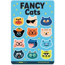 Fancy Cats Sticker Sheet