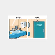Evet Ama 0997 Sticker