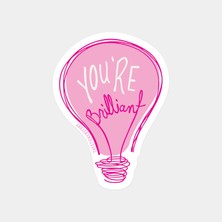 Sevimli ve Zeki Sticker